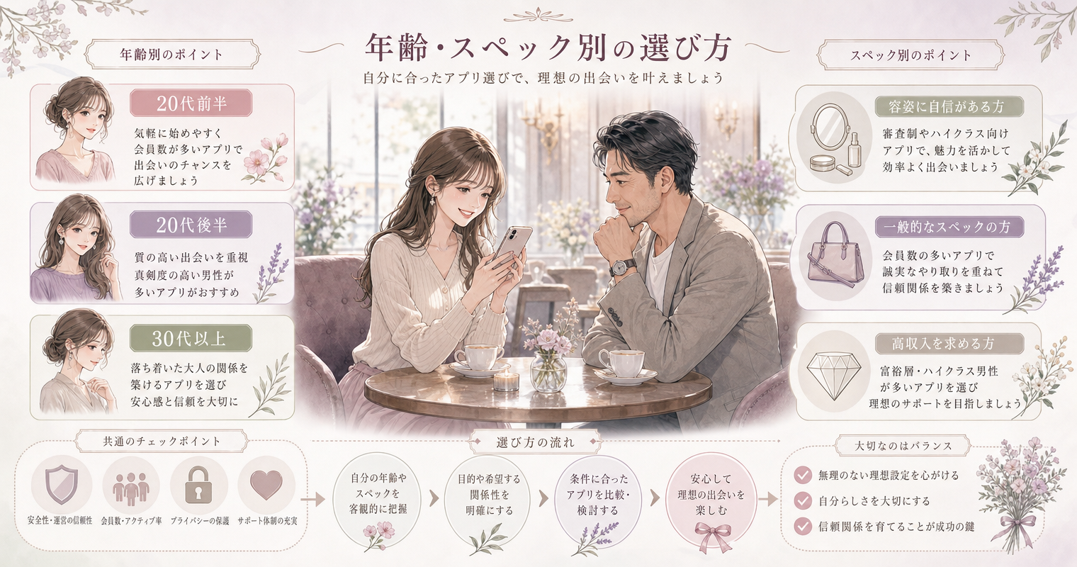 年齢・スペック別の選び方