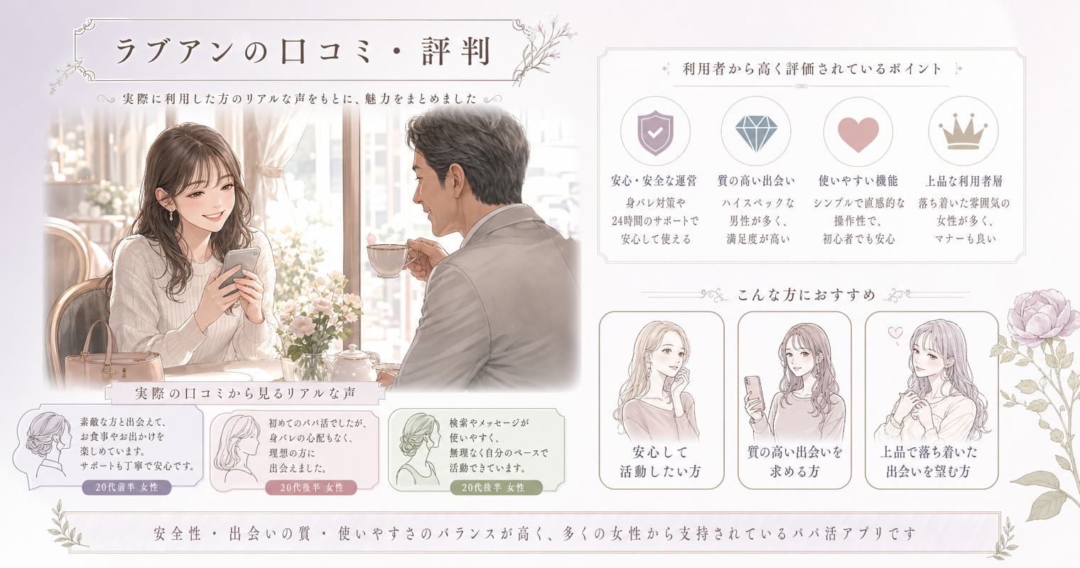 ラブアンの口コミ・評判